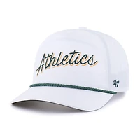 Casquette ajustable blanche Athletics Brrr Fairway Hitch pour homme, modèle 47