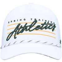 Men's '47 White Athletics Downburst Hitch Snapback Hat