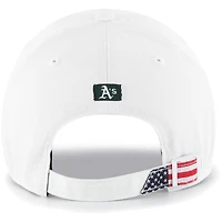 Casquette ajustable blanche Athletics Homeland Clean Up pour homme '47