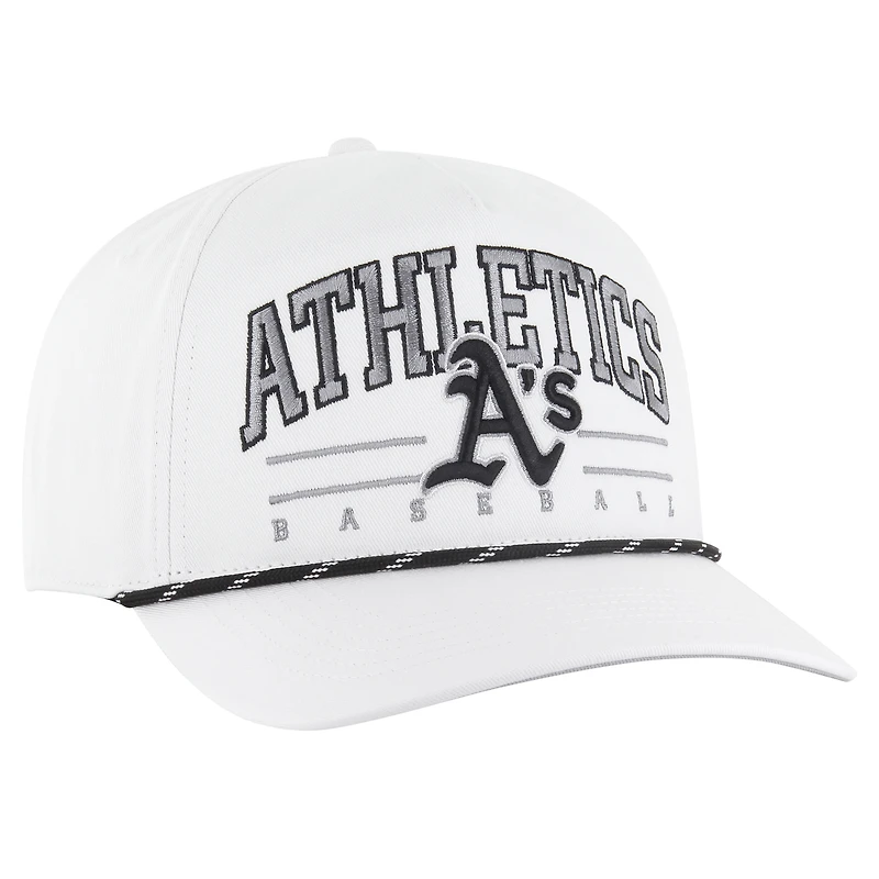 Casquette ajustable Roscoe Speckle Hitch '47 White Athletics pour homme