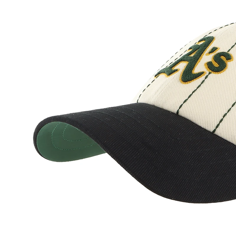 Casquette ajustable '47 x Rawlings Athletics à rayures fines naturelles/noires pour homme