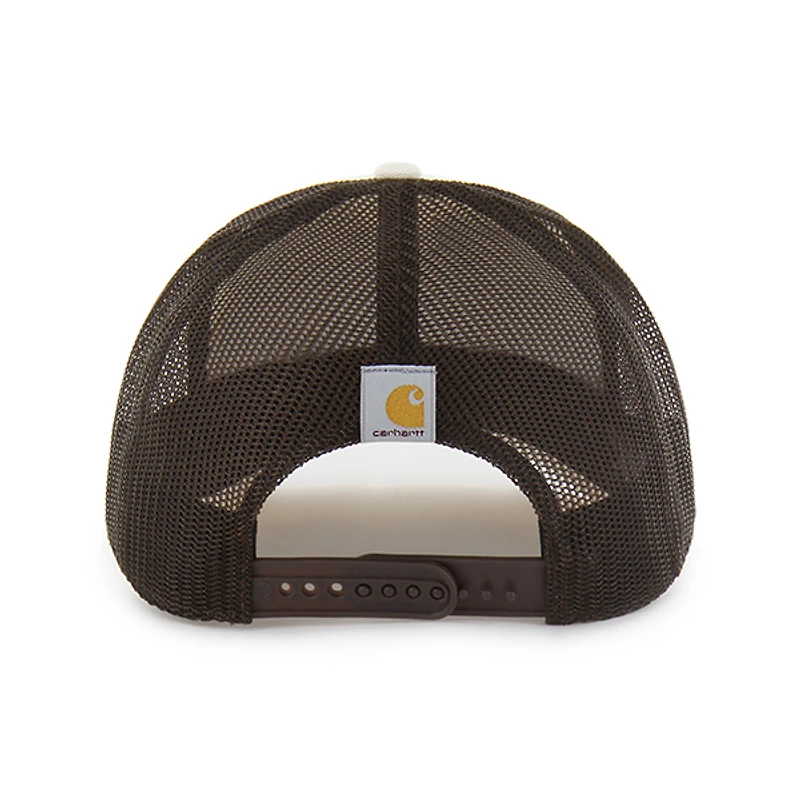 Casquette trucker ajustable Carhartt x '47 Athletics naturelle/marron non teinte pour homme