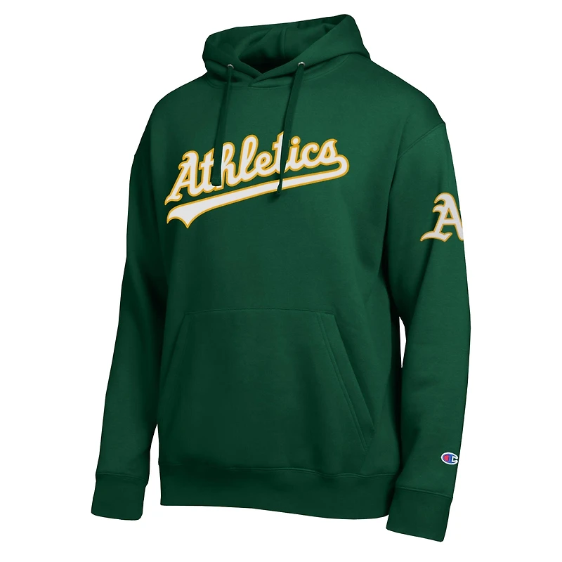 Men's Champion Green Athletics All Star Wordmark Hoodie