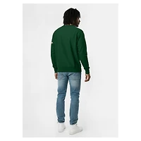 Men's Champion  Green Athletics Reverse Weave Chenille Sweatshirt