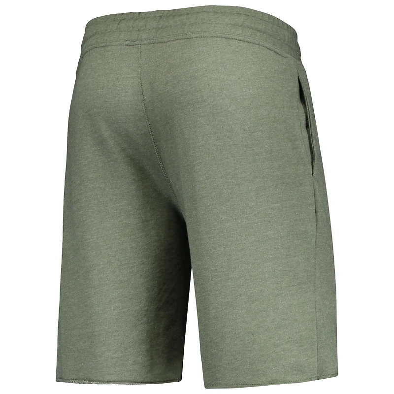 Short Athletics Mainstream Tri-Blend pour homme de Concepts Sport Heathered Olive