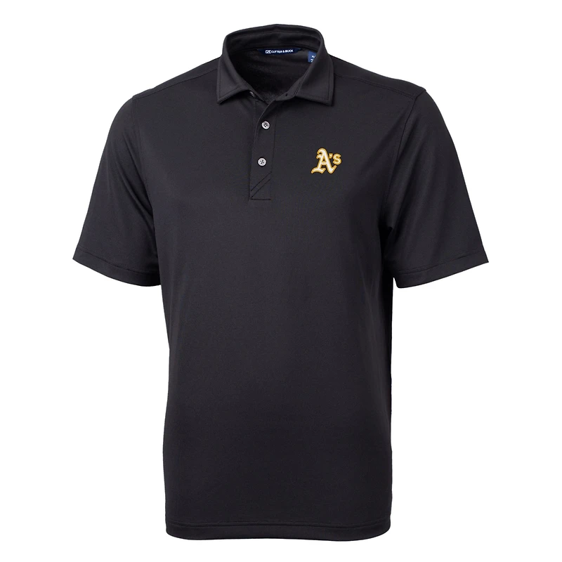 Polo en piqué écologique recyclé pour homme, noir, de Cutter & Buck Athletics, grande taille