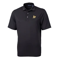 Polo en piqué écologique recyclé pour homme, noir, de Cutter & Buck Athletics, grande taille