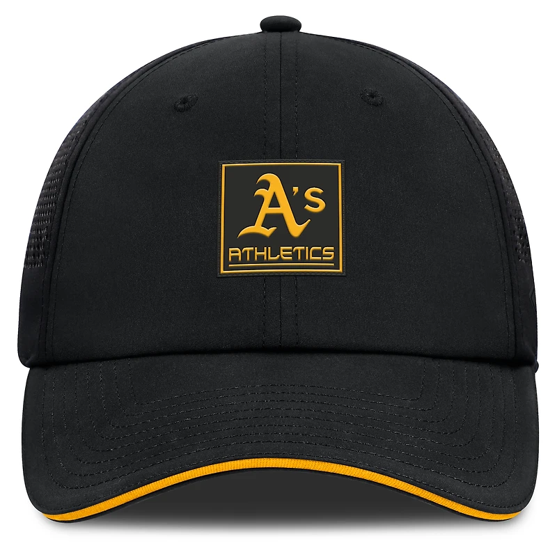 Men's Fanatics Black Athletics Level Up Driver Adjustable Hat