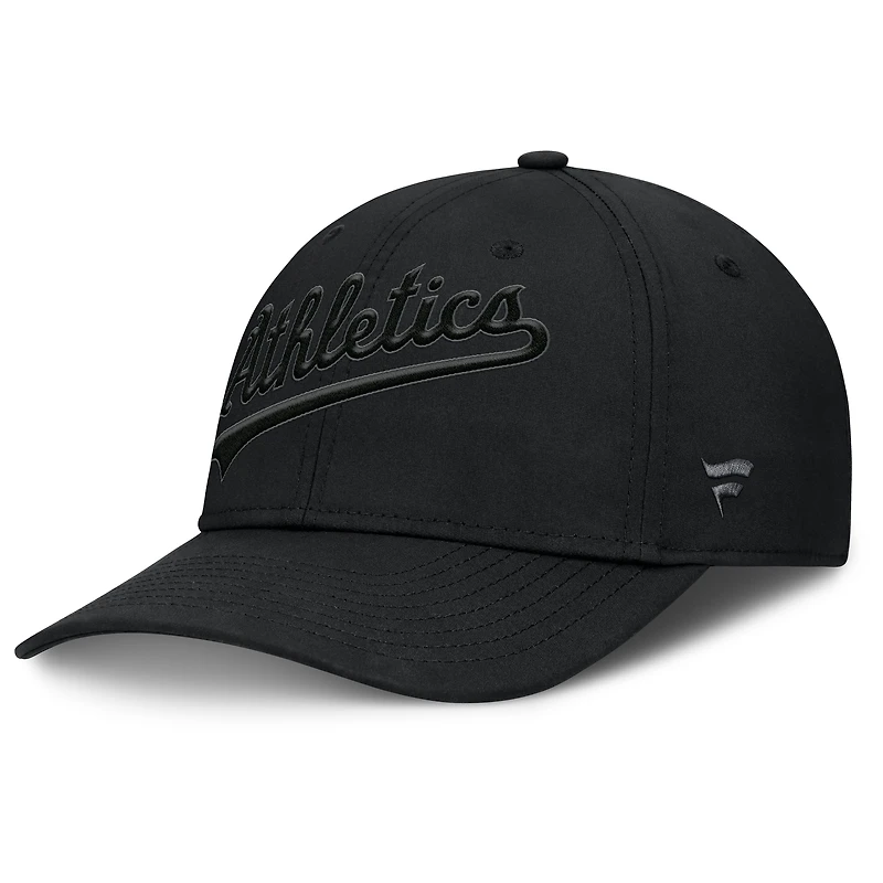Men's Fanatics Black Athletics Overpower Flex Hat