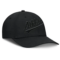 Men's Fanatics Black Athletics Overpower Flex Hat