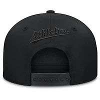 Men's Fanatics Black Athletics Platoon Adjustable Hat