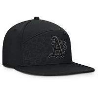 Men's Fanatics Black Athletics Platoon Adjustable Hat