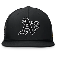 Men's Fanatics Black Athletics Walk-Off Bullpen Snapback Hat