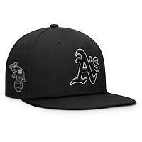 Men's Fanatics Black Athletics Walk-Off Bullpen Snapback Hat