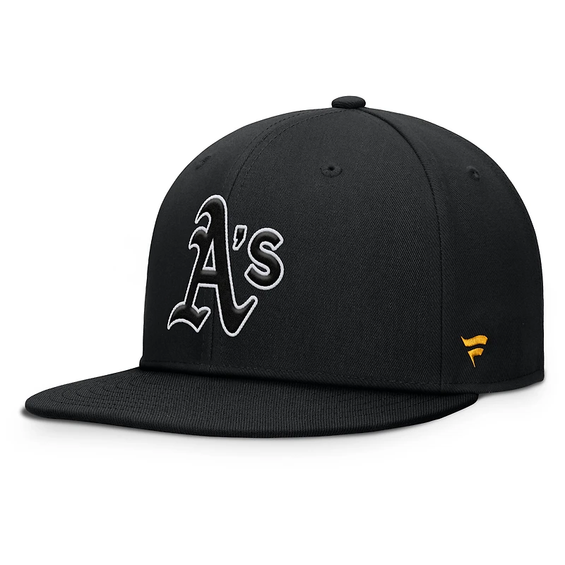 Men's Fanatics Black Athletics Walk-Off Bullpen Snapback Hat