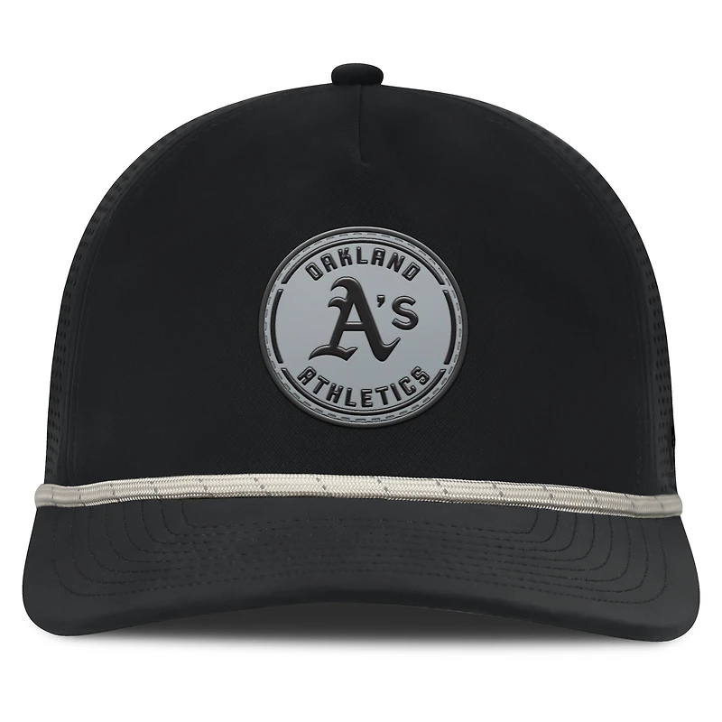 Casquette ajustable Fanatics noire Oakland Athletics Signature A-Frame pour homme