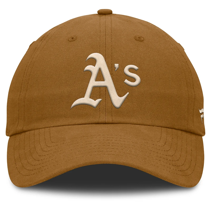 Men's Fanatics Brown Athletics Act Natural Chopper Adjustable Hat
