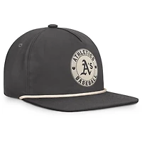 Men's Fanatics Charcoal Athletics Closer Adjustable Hat