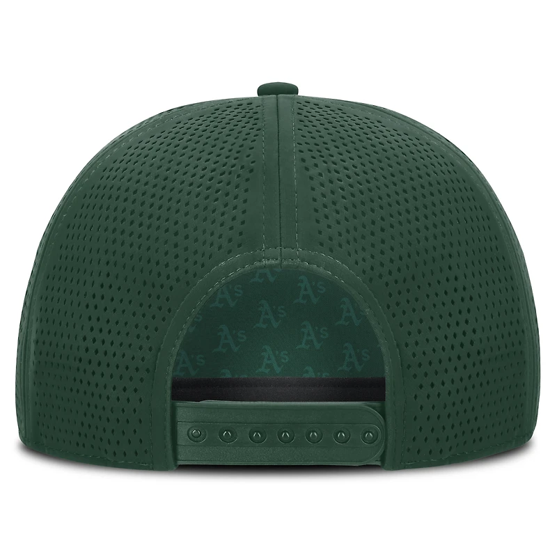 Men's Fanatics Dark Green Athletics Perforated Adjustable Hat