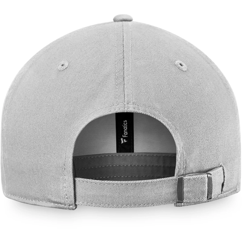Men's Fanatics Gray Athletics Cooperstown Collection Core Adjustable Hat