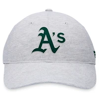 Men's Fanatics Gray Athletics Logo Adjustable Hat