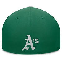 Men's Fanatics  Green/Gray Athletics Yard Fitted Hat
