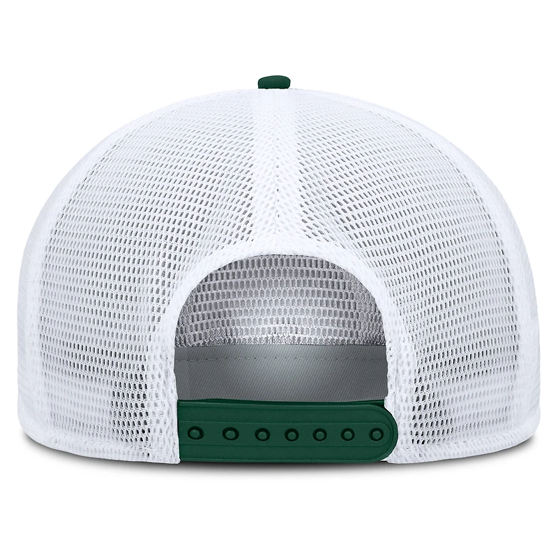 Men's Fanatics Green/White Athletics Clubhouse Change Up Snapback Hat