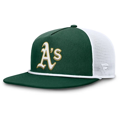 Casquette Snapback Fanatics Athletics Clubhouse Change Up verte/blanche pour homme