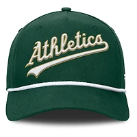 Men's Fanatics Green Athletics Clubhouse Foul Ball A-Frame Adjustable Hat