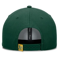 Men's Fanatics Green Athletics Clubhouse Foul Ball A-Frame Adjustable Hat