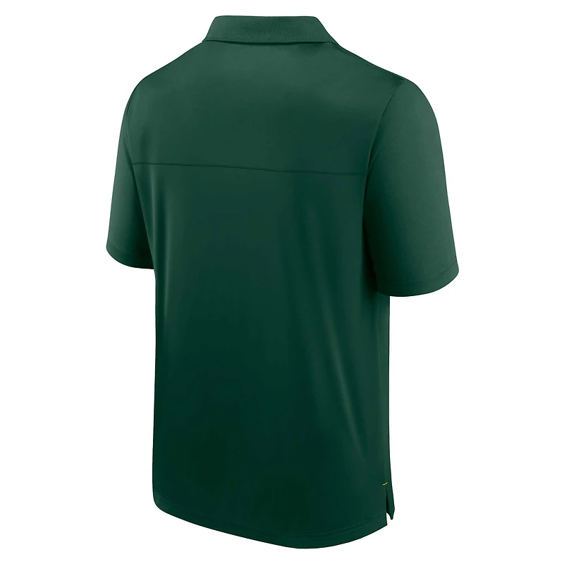 Men's Fanatics Green Athletics Hands Down Polo