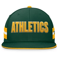 Casquette ajustée Fanatics verte pour homme
