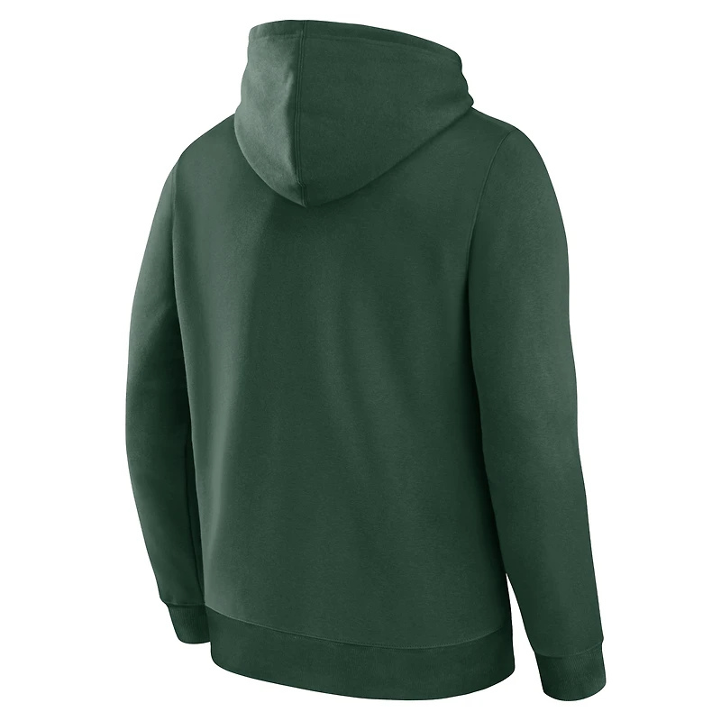 Sweat à capuche Fanatics Green Athletics avec logo principal Legacy pour homme
