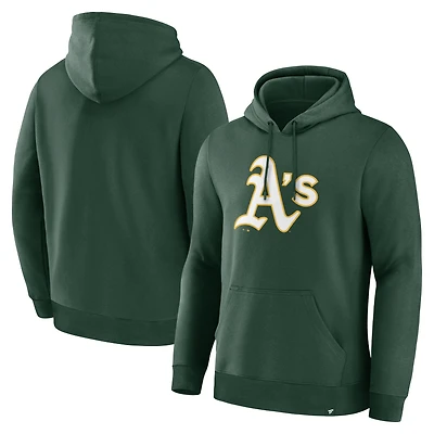 Men's Fanatics Green Athletics Primary Logo Legacy Hoodie