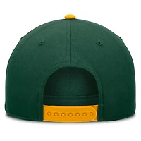 Casquette ajustable Fanatics verte pour homme, à deux coutures