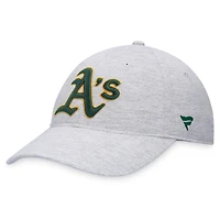 Casquette ajustable avec logo d'athlétisme gris chiné Fanatics pour hommes