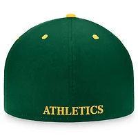 Men's Fanatics Kelly Green/Gold Athletics Cooperstown Collection Two-Tone Fitted Hat