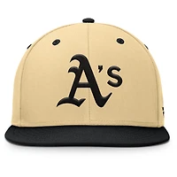 Men's Fanatics Khaki Athletics Duel Adjustable Hat