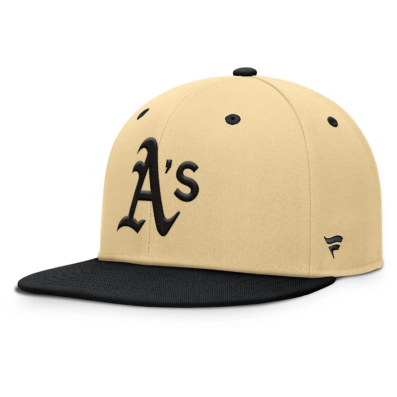 Men's Fanatics Khaki Athletics Duel Adjustable Hat