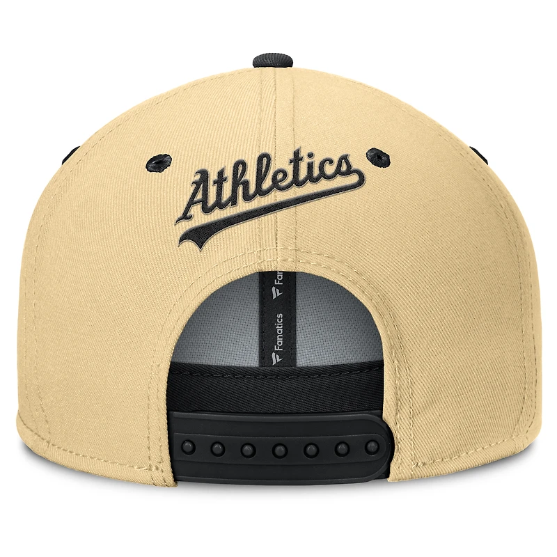 Men's Fanatics Khaki Athletics Duel Adjustable Hat