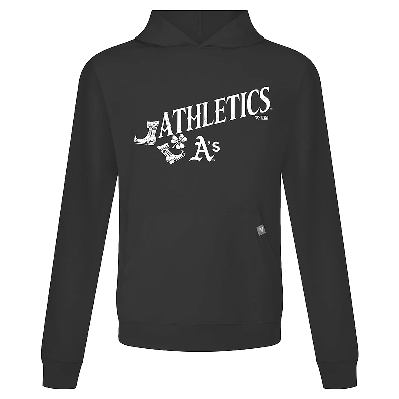 Sweat à capuche manches longues Levelwear Athletics Black St. Patrick's Day Relay Boots pour hommes