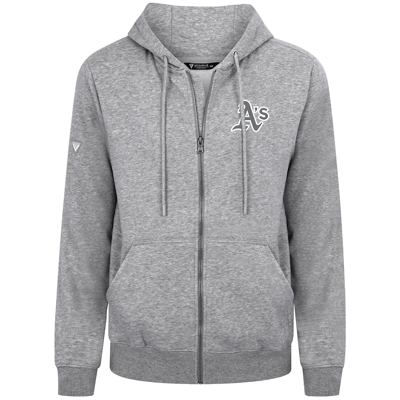 Men's Levelwear Athletics Podium Chenille Logo Full-Zip Hoodie