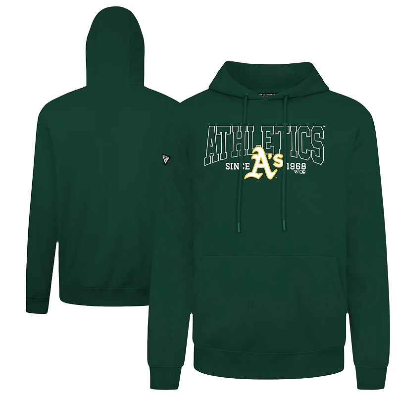 Sweat à capuche vert Levelwear Athletics Accolade Podium Textbook pour homme