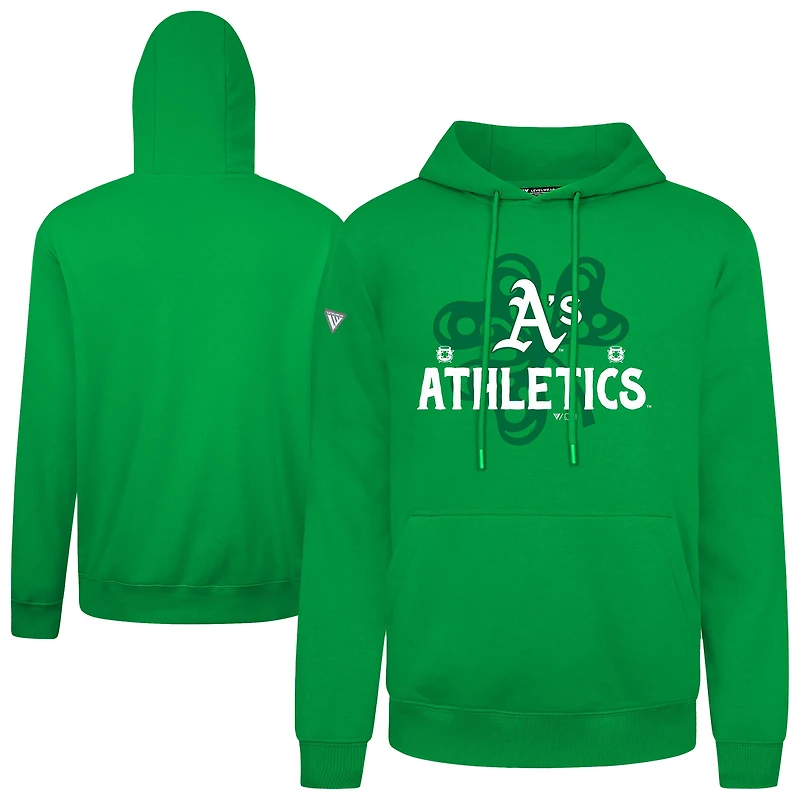 Sweat à capuche vert pour homme Levelwear Athletics St. Patrick's Day Podium Shamrock