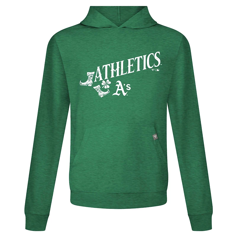 Sweat à capuche manches longues pour homme Levelwear Green Athletics St. Patrick's Day Relay Boots