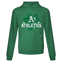 Sweat à capuche imprimé trèfle pour homme Levelwear Green Athletics St. Patrick's Day Relay