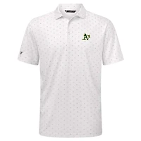 Polo blanc Athletics Detect Insignia 2.0 pour homme de Levelwear