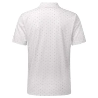 Polo blanc Athletics Detect Insignia 2.0 pour homme de Levelwear