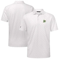 Polo blanc Athletics Detect Insignia 2.0 pour homme de Levelwear