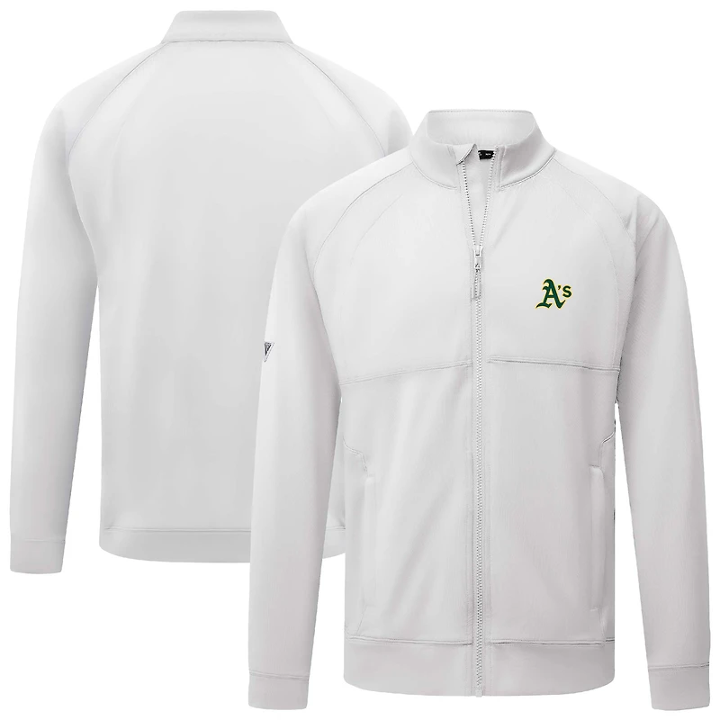 Men's Levelwear White Athletics Form Insignia 2.0 Full-Zip Jacket